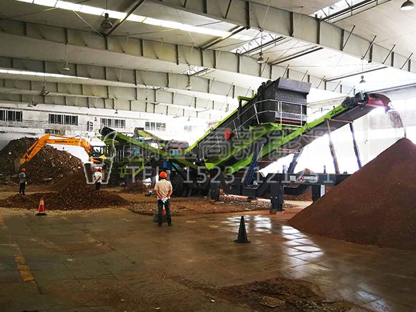 浙江·舟山市——輪胎式移動(dòng)破碎站實(shí)現(xiàn)建筑垃